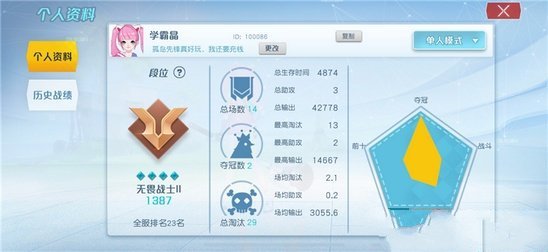 《孤岛先锋》天梯积分详细介绍