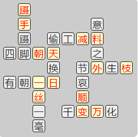《成语小秀才》7521-7530关答案汇总