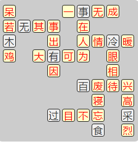 《成语小秀才》第7781-7790关答案汇总