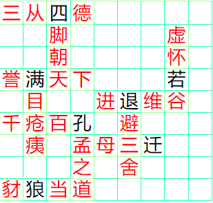 《成语小秀才》241-250答案汇总
