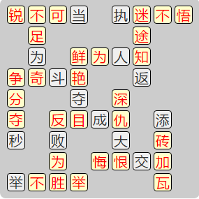 《成语小秀才》8031-8040答案汇总