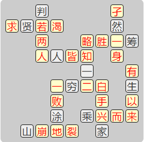 《成语小秀才》8081-8090答案汇总