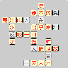 《成语小秀才》8231-8240答案汇总