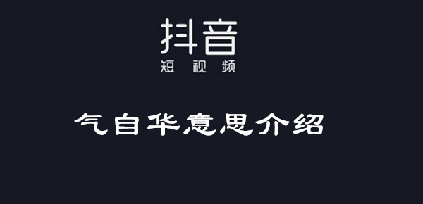 《抖音》气自华是什么梗