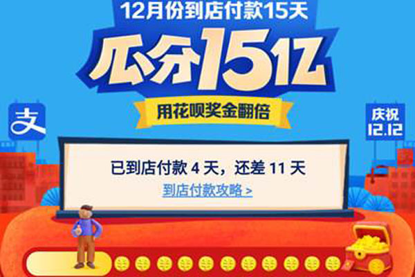 2019支付宝双十二瓜分15亿活动介绍