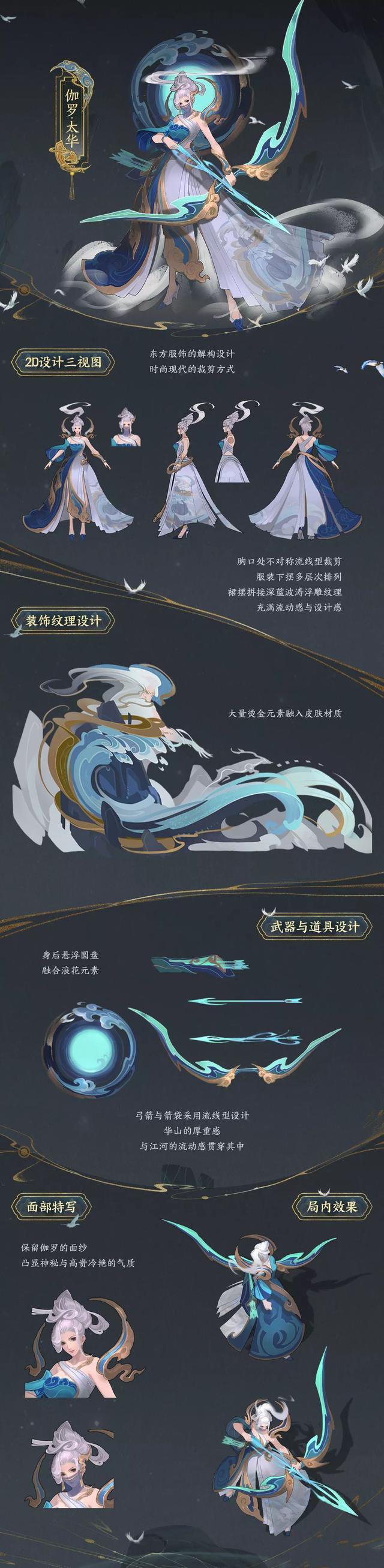 《王者荣耀》五岳皮肤伽罗太华曝光