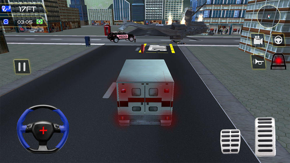 先锋救护车3d模拟手机版