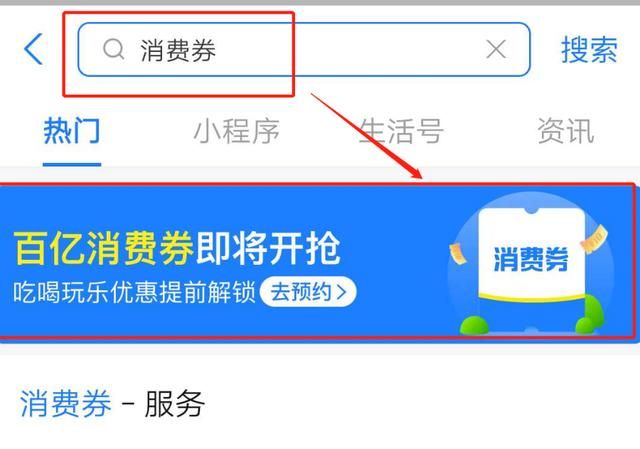 支付宝全国版消费券怎么用