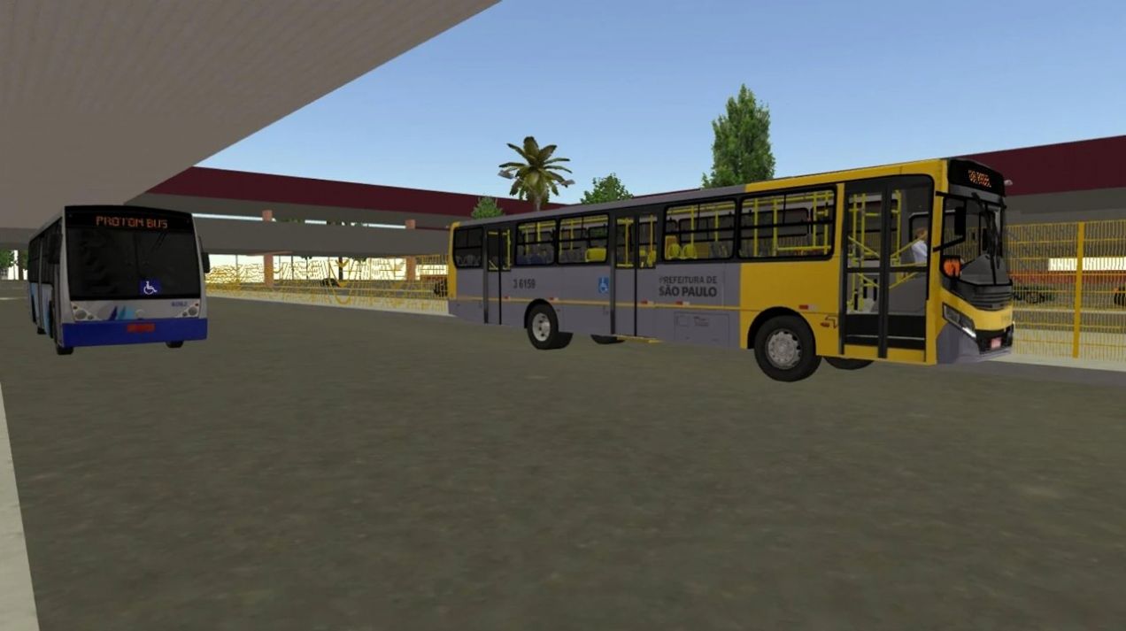 模拟长途大巴车