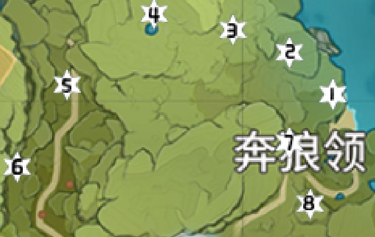 《原神》奔狼领风神瞳在哪