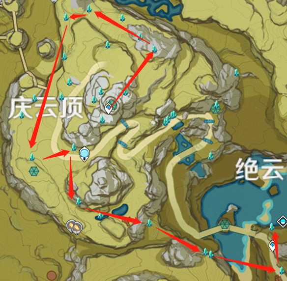 《原神》璃月各地区采矿路线怎么走