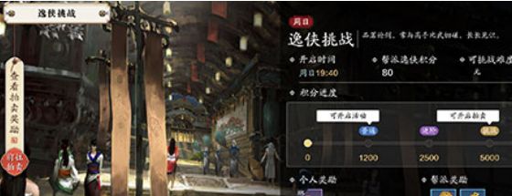 《天涯明月刀》手游逸侠积分怎么获取