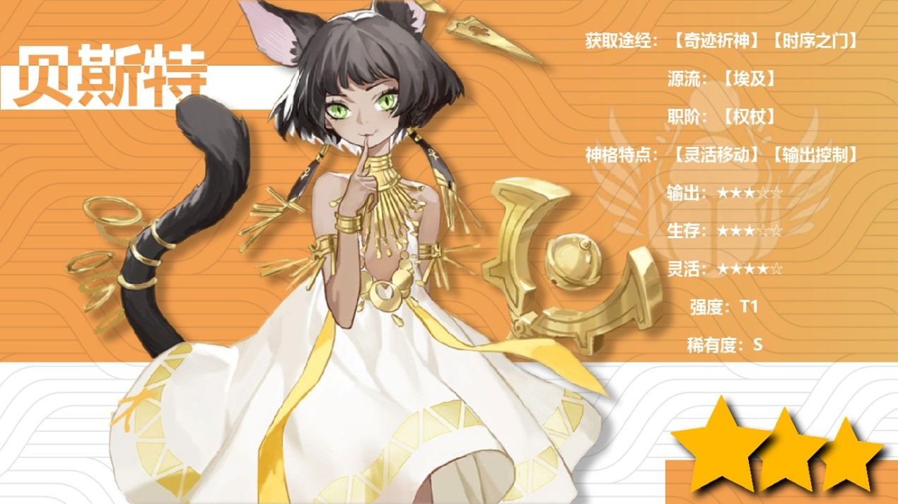 《解神者》猫女神贝斯特怎么样
