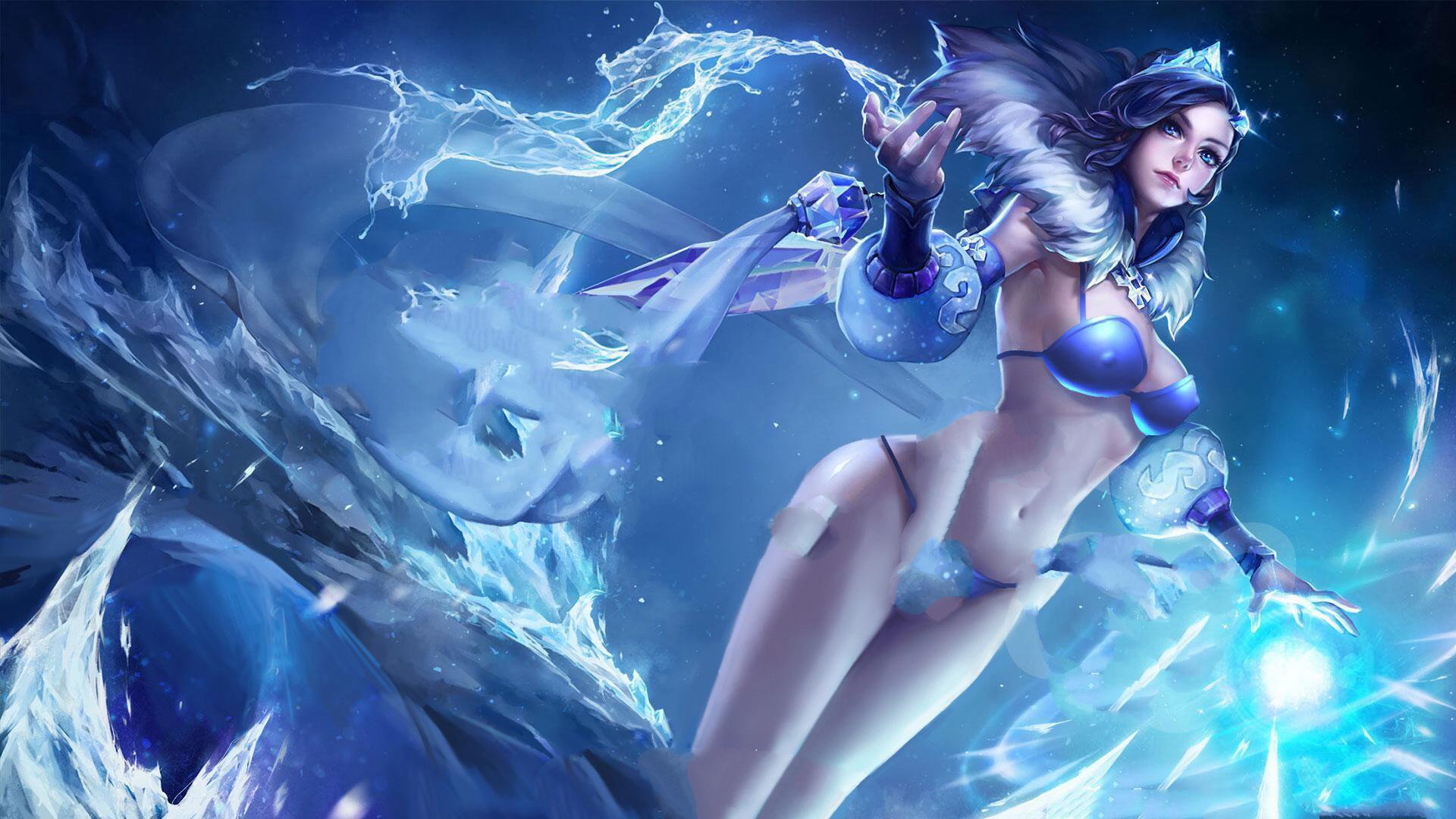 王者荣耀甄姬去衣图片汇总