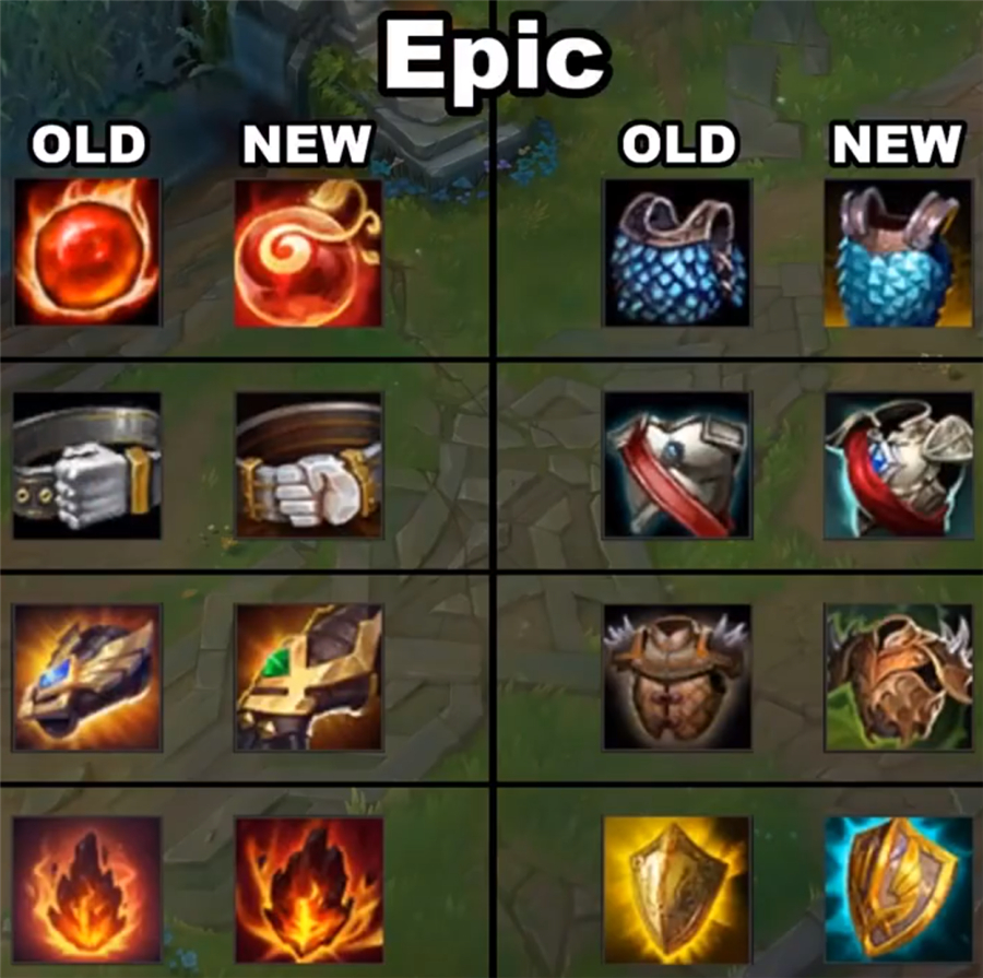 《LOL》s11赛季装备图标更新一览