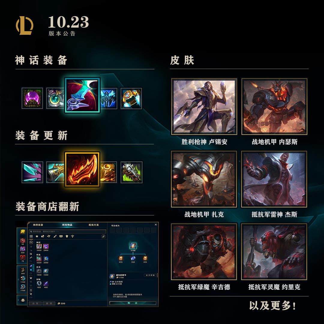 《LOL》神话装备只能穿一件吗