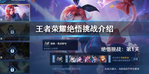 《王者荣耀》绝悟挑战玩法攻略