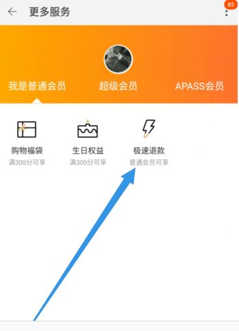 2021手机淘宝极速退款权限在哪儿看