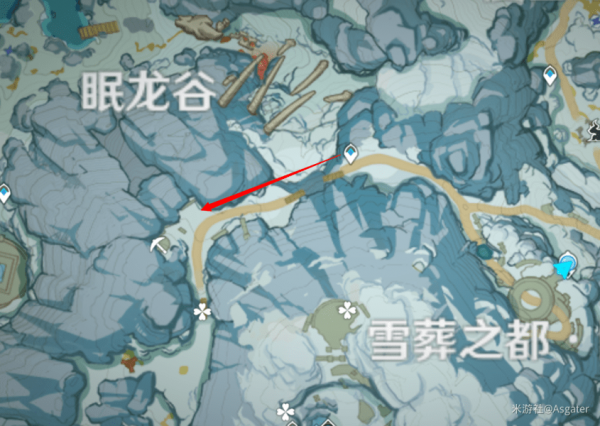 《原神》手游龙脊雪山石碑在哪
