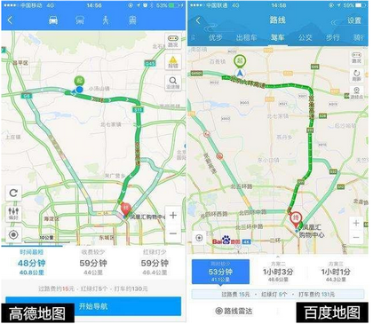 2021百度地图和高德地图哪个好用准确