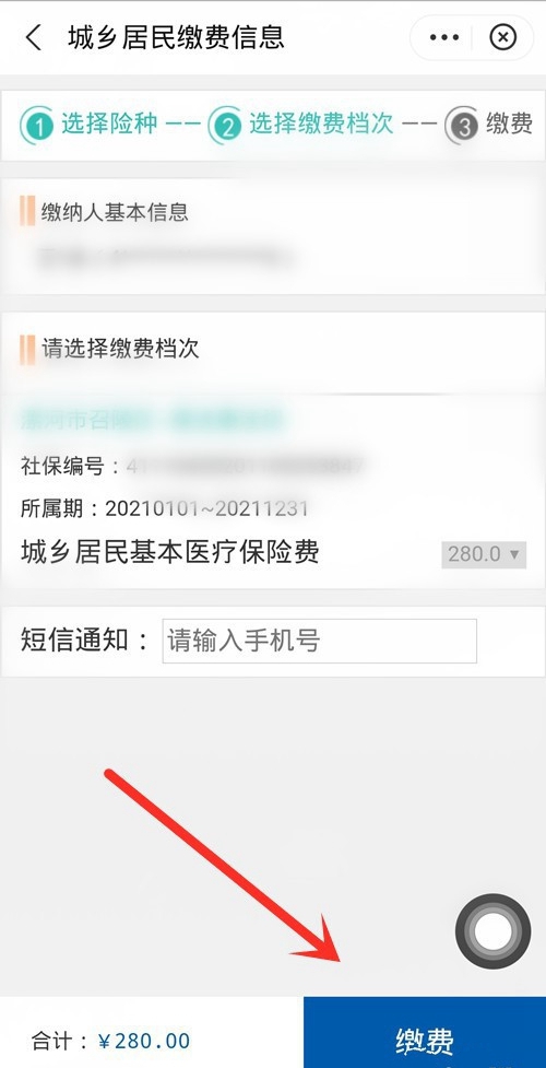 2021支付宝怎么交新农合医保