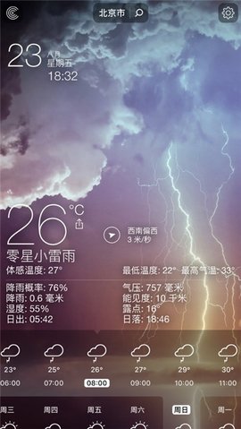 朗月天气最新预报查询