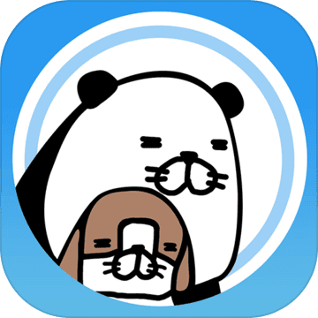 熊猫和狗：狗狗什么时候都好可爱呀