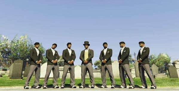  黑人抬棺专业团队