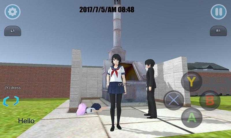 高校女子模拟4