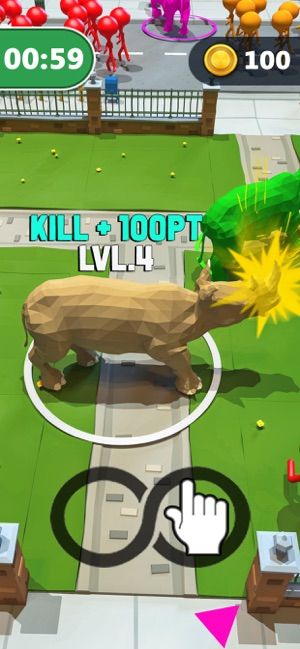 犀牛横冲直撞:城市模拟器