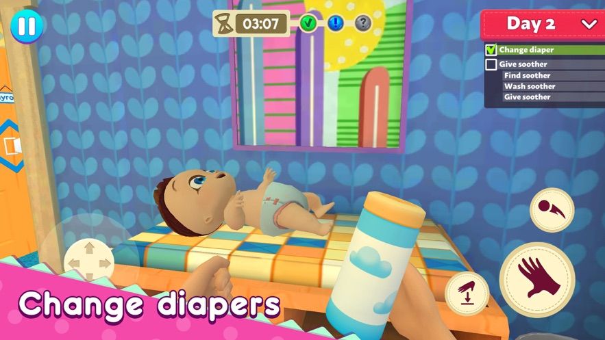 家庭主妇模拟母亲