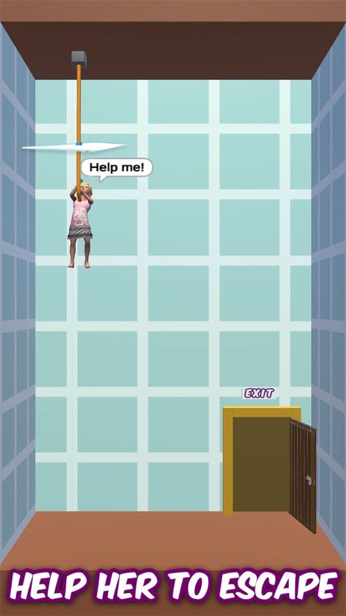 救女孩救援剪切3D