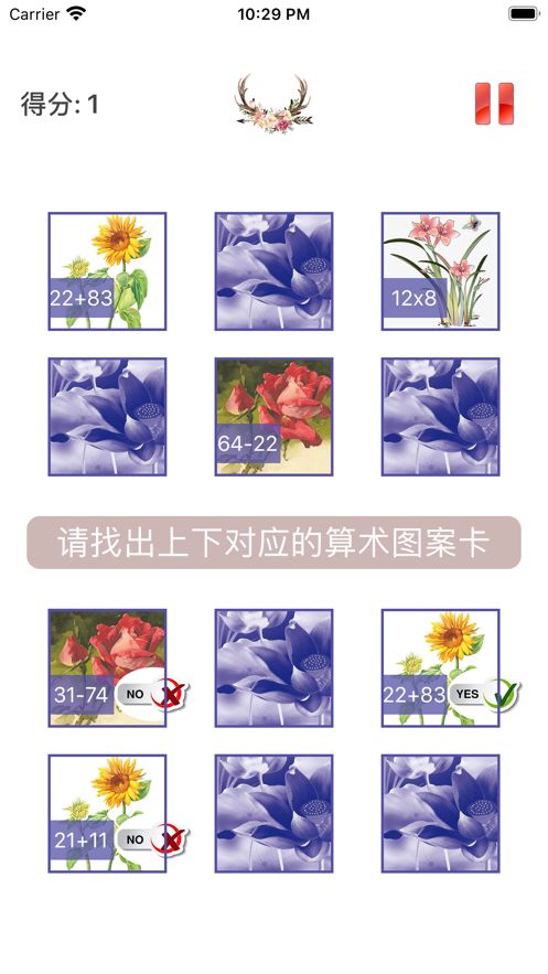 趣味识花速算