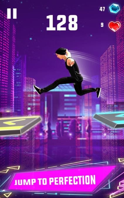 天空跳线跑步游戏3d