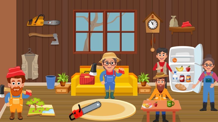 假装玩伐木工人生活