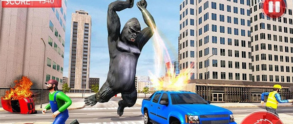 模拟愤怒大猩猩