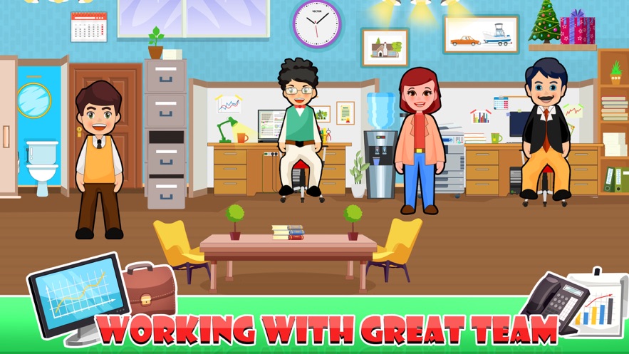 假装玩办公室生活