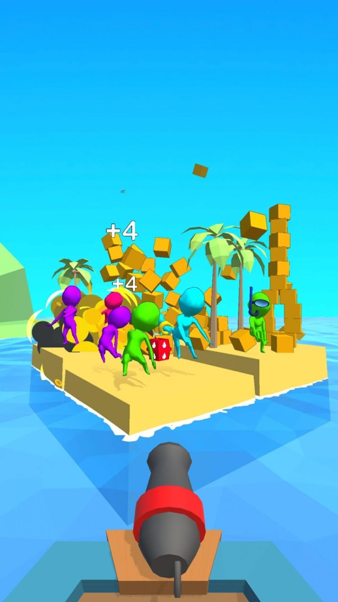 对准疯狂火柴人