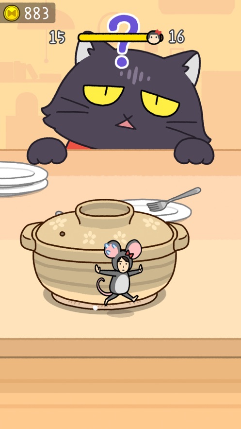 和小猫玩躲猫猫