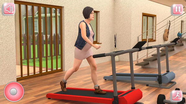 怀孕的母亲模拟