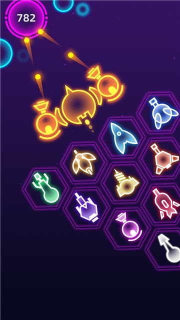 霓虹防塔消灭数字病毒