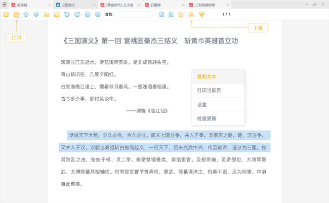 稻壳阅读器免费下载文档
