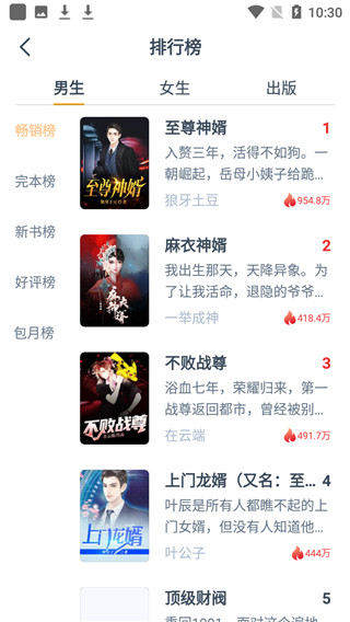 热门小说大全纯净版