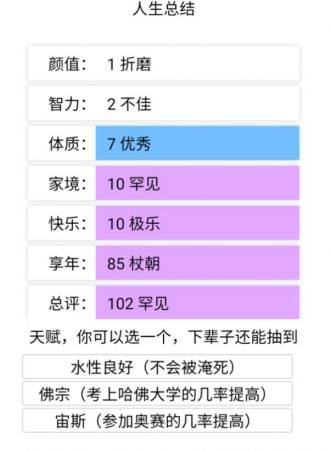 人生重开模拟器转盘