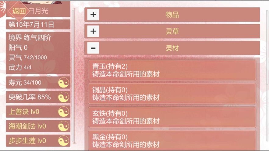某某宗女修修炼手札魂契