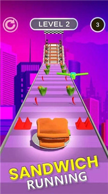 三明治障碍跑