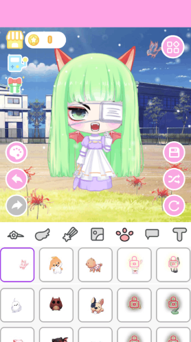 动漫装扮女孩