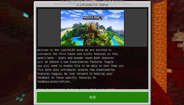 我的世界1.16版本
