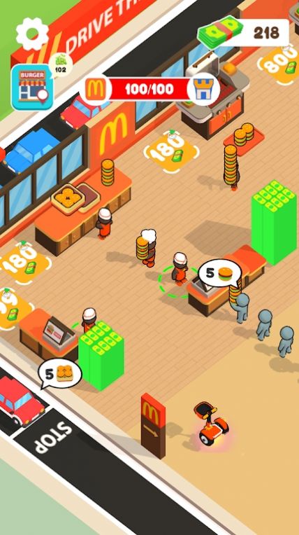 放置汉堡店大亨无限金币版