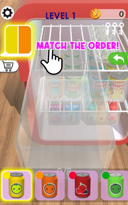 整理冰箱3D(	Fridge Organizing 3D)